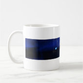 Cool de typographie de monogramme Grunge Mug (Gauche)