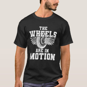 Cool De Wielren In Beweging Vlammen Auto T-shirt
