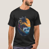 cool décontracté avec T-shirt "Crashing Waves Edge (Devant)