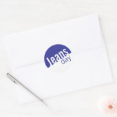 Cool Décontracté Denim Jeans Stickers Jour Bleu (Enveloppe)