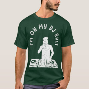 Cool Deejay Afbeelding Disc Jockey Meme Mixer Head T-shirt