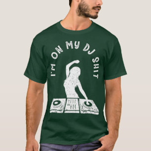 Cool Deejay Afbeelding Disc Jockey Meme Mixer Head T-shirt