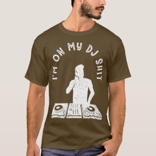 Cool Deejay Afbeelding Disc Jockey Meme Mixer Head T-shirt