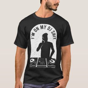 Cool Deejay Afbeelding Disc Jockey Meme Mixer Head T-shirt