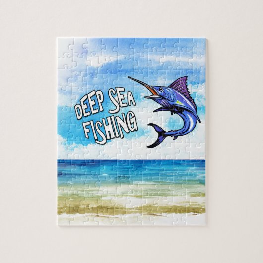 Cool Deep Zee Vist Ocean Legpuzzel (Verticaal)