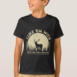Cool Deer Hunting Art Voor Mannen Vrouwen Jagen Wi T-shirt