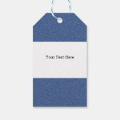 Cool Denim Blue Jeans Cadeaulabel (Achterkant)