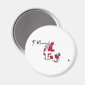 Cool Denmark Magneet (Voorkant / Achterkant)