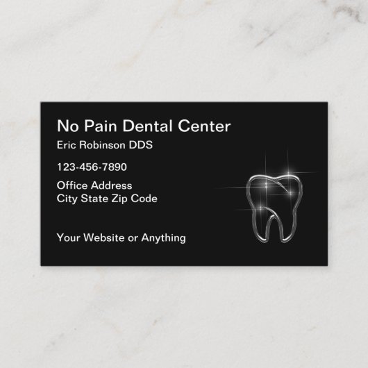 Cool Dentist Office Carte de visite Design (Devant)