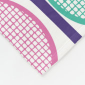 Cool Design for Tennis players, coaches... Fleece Deken (Hoek)