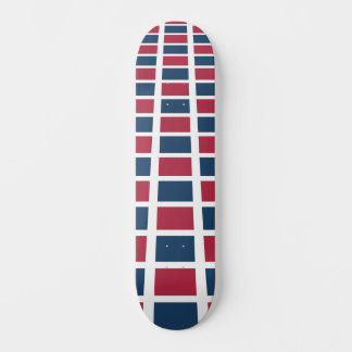 Cool Design Vet Rode en Blauwe Patroon 8 inch Skateboard