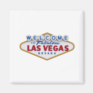 Cool Designer Magnet Welkom bij Las Vegas Magneet