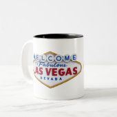 Cool Designer mok Welkom bij Las Vegas (Voorkant links)