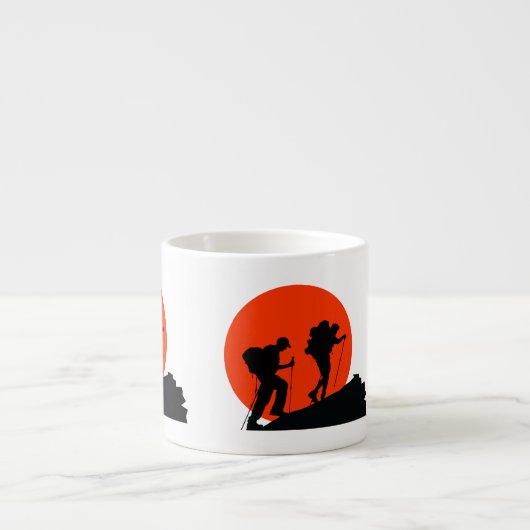 cool designer mug i love randonnée (Devant)