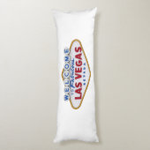 Cool Designer Pillow Welkom bij Las Vegas Lichaamskussen (Achterkant (Verticaal))