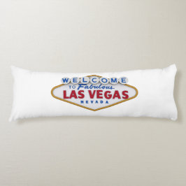 Cool Designer Pillow Welkom bij Las Vegas Lichaamskussen