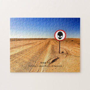 Cool Desolate Alien Area 51 Nevada USA Puzzle Legpuzzel