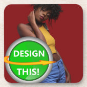 COOL ! Dessous de verre en plastique dur - Dos de  (Devant)