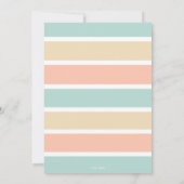 Cool d'été | Ice Cream Beach Invitation d'annivers (Dos)