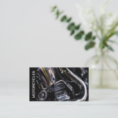 Cool Deux Côtés Moto Shop Cartes de visite (Debout devant)