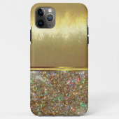 Cool Diamond Sparkle Gold Design Hoesje (Achterkant)