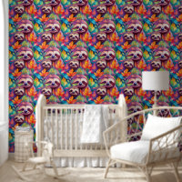 Cool Dierpatroon - Schattige Luiaard 1