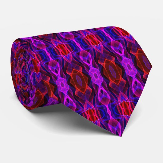 COOL Digital Artistic Pattern Stropdas (Opgerold)