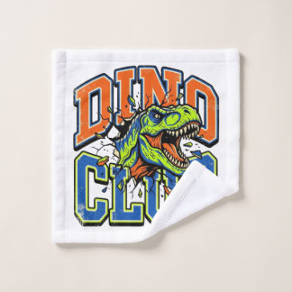 Cool "Dino Club" T-Rex & Brullende Dinosaurus Washandje