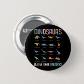 Cool Dinosaur Fan Dino Boys Trex Ronde Button 5,7 Cm (Voorkant /achterkant)