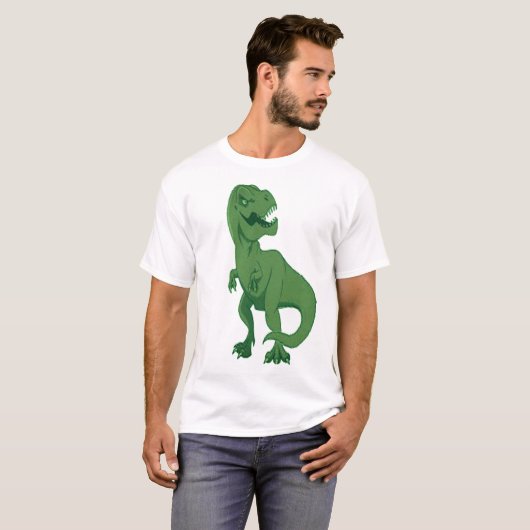 Cool Dinosaur Tee | T-shirt graphique T-Rex Dino (Devant entier)