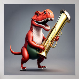 Cool Dinosaurus - Kunstdruk Poster