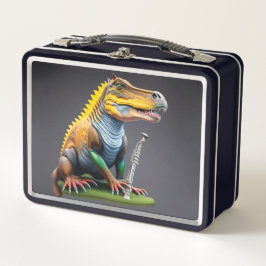 Cool Dinosaurus Metalen Lunchbox