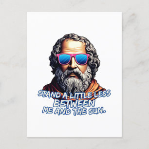 Cool Diogenes Quote Briefkaart