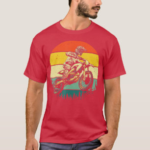 Cool Dirt Bike Art Mannen Women Motocross Mot T-shirt
