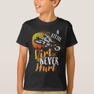 Cool Dirt Bike Motocross overvalt een beetje vuil T-shirt