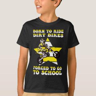 Cool Dirt Bike Voor Kinderen Motorcross Dirt Bike  T-shirt