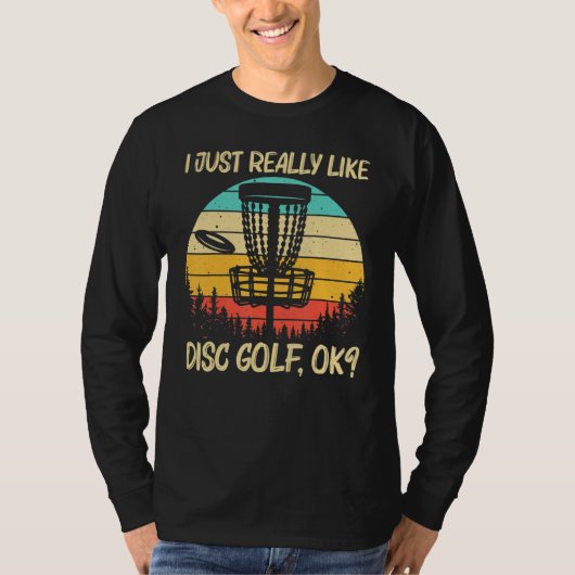 Cool Disc Golf For Men Women Disc Golf  Player T-shirt (Voorkant)