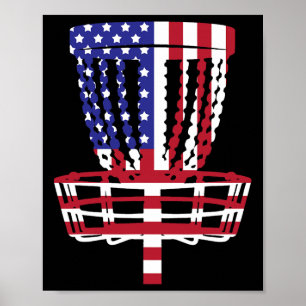 Cool Disc Golf-ontwerp voor mannen vrouwen kindere Poster