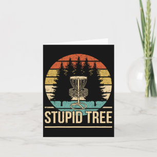 Cool Disc Golf Speler Citaat I Stomme Boom  Kaart