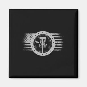 Cool Disc Golf Sport Usa Grunge Vlag - Disc Golf _ Magneet