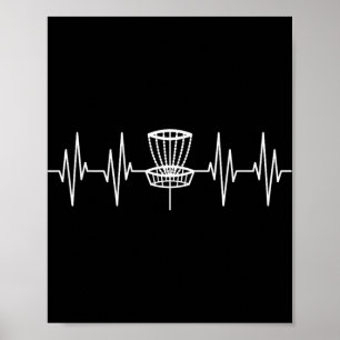Cool Discgolf Design Voor Mannen Vrouwen Discgolf Poster