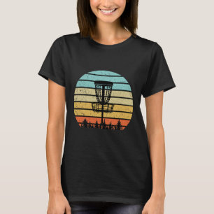 Cool Discgolfshirt Retro Stijl Vintage Discgolf T-shirt