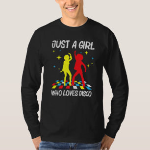 Cool Disco for Girls Kind 70s 80s Nightclub Music  T-shirt