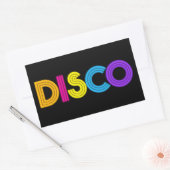 Cool Disco musique mot art sticker (Enveloppe)