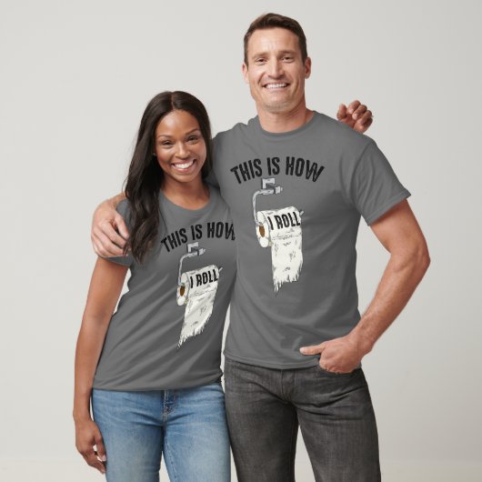 Cool dit is hoe ik grappige toiletpapier grap t-shirt (Unisex)