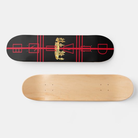 Cool Divine Design Skateboard pour débutants (Horz)