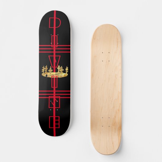 Cool Divine Design Skateboard pour débutants (Recto)