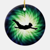 Cool Diving Keramisch Ornament (Achterkant)