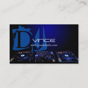 Cool DJ, Music, Club, Visitekaartje