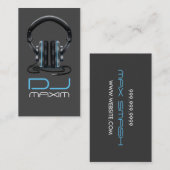 Cool DJ Music Visitekaartje (Voorkant / Achterkant)